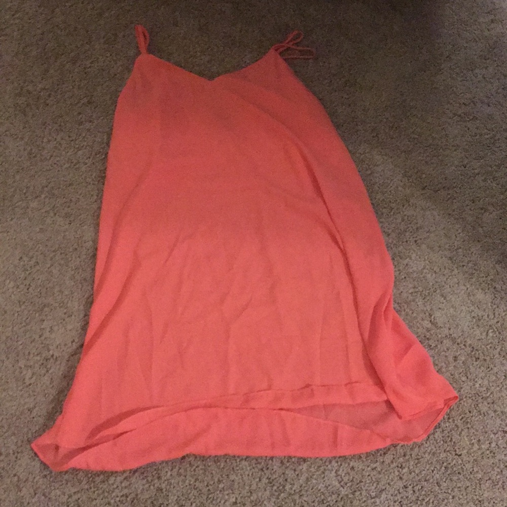 Coral Mini Dress
